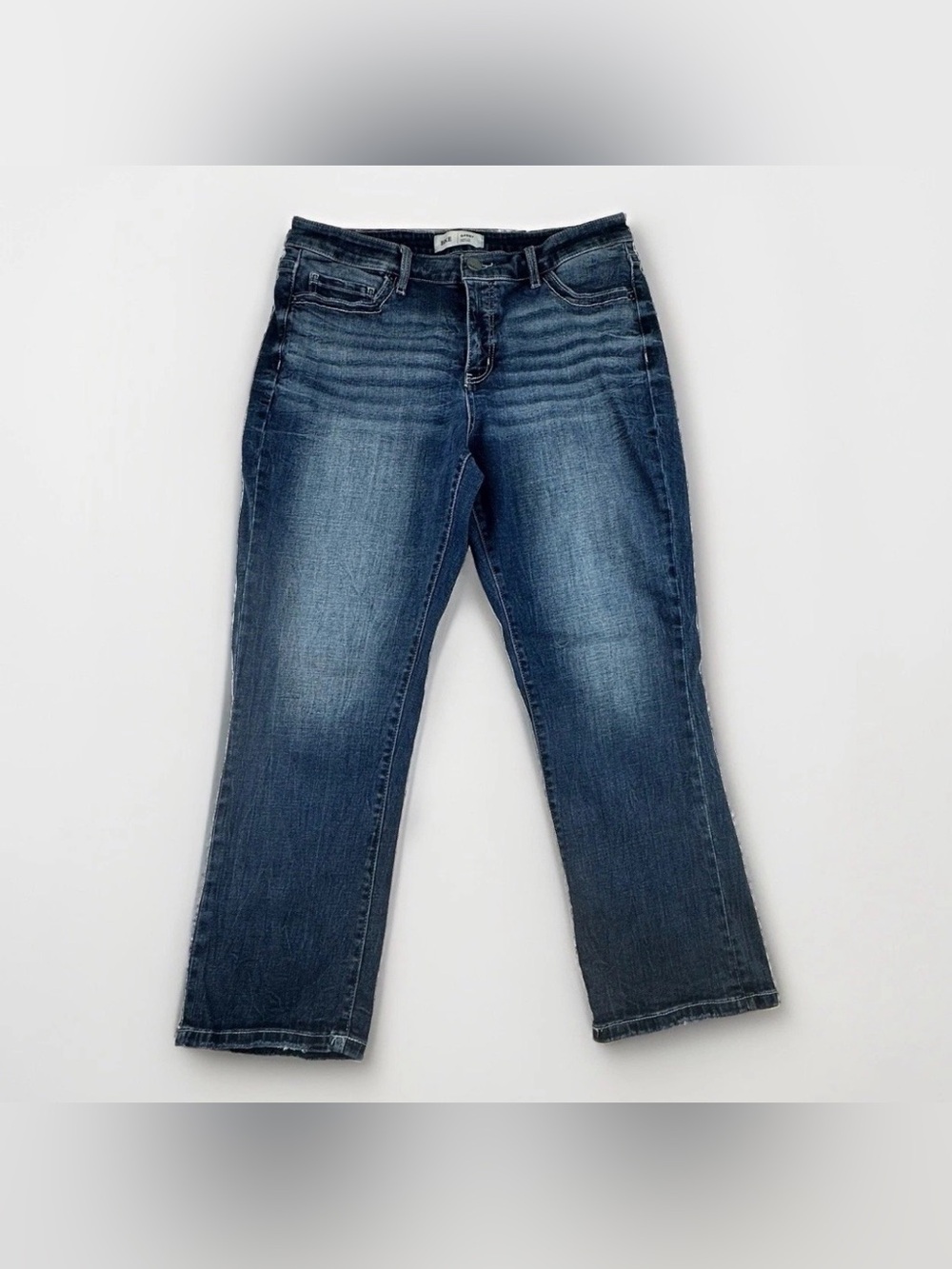 BKE Gabby Jeans Womens 30x25 Curvy Fit High Rise Bootcut Stretch Distressed